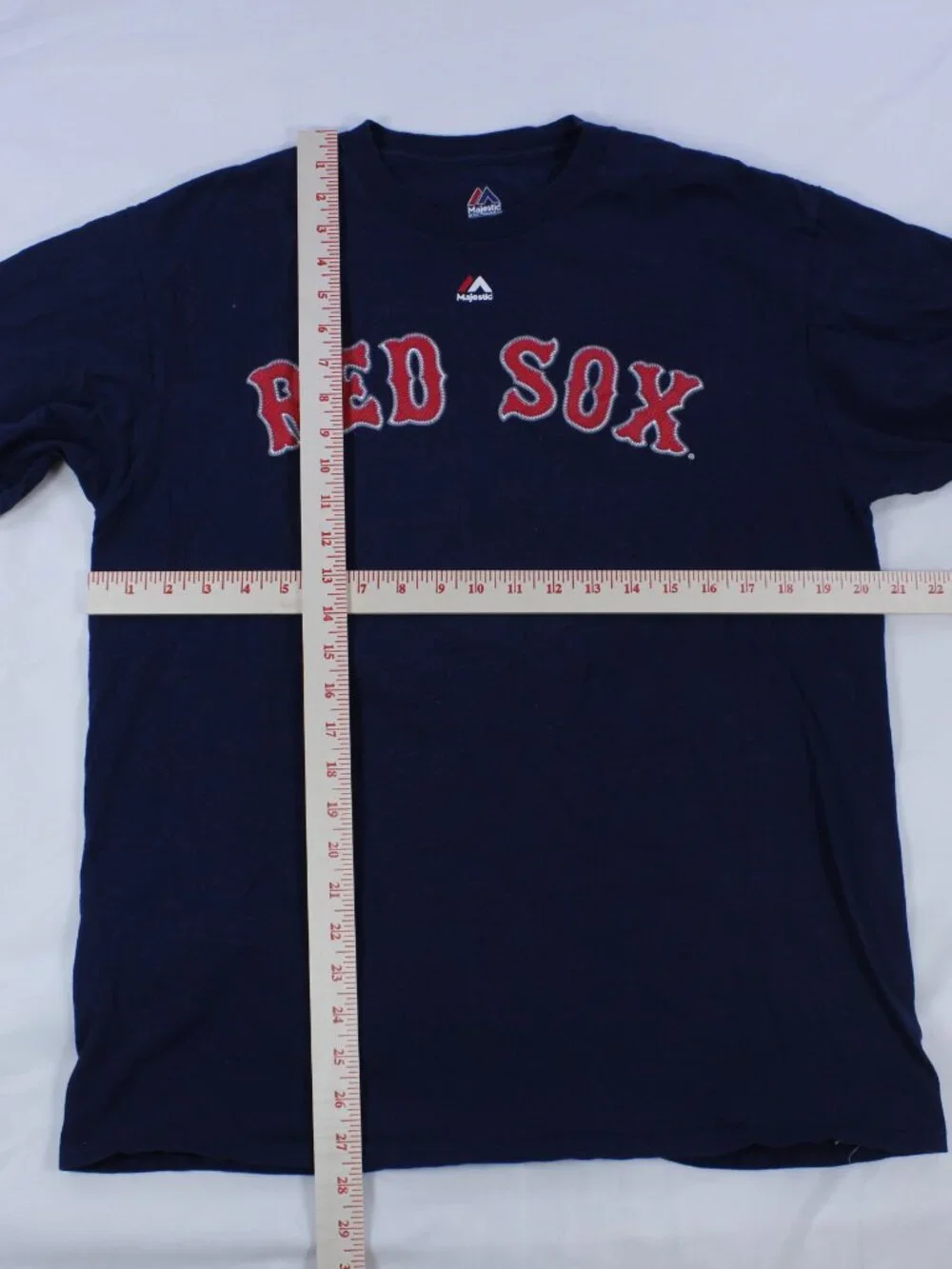 Boston Red Sox T-Shirt - Majestic Brand - MLB - Size L - Navy Blue - Picture 7 of 7